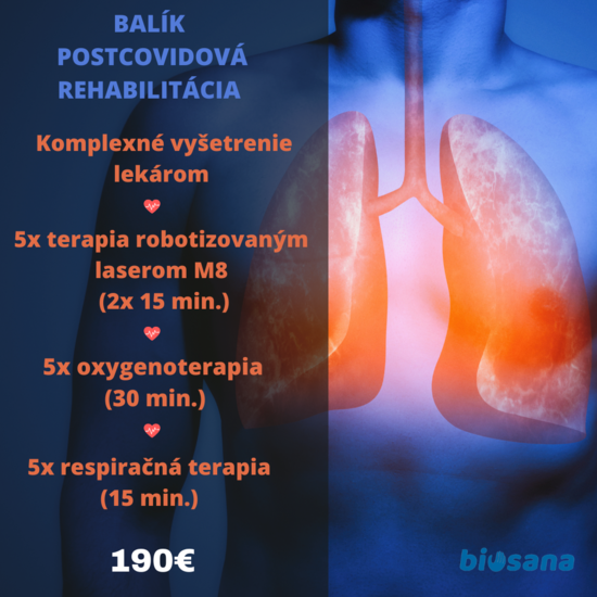 Postcovidová rehabilitácia - Biosana